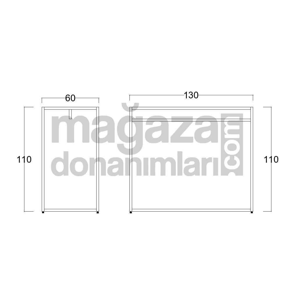 Orta stand  Askılı Mağaza Standı